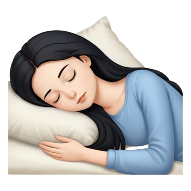 Menina dormindo  sticker