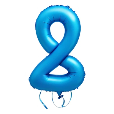 Number one with blue ballon’s sticker