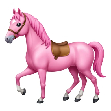 Caballo rosa sticker