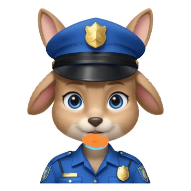 Judy Hopps from the Zootopia Disney movie sticker