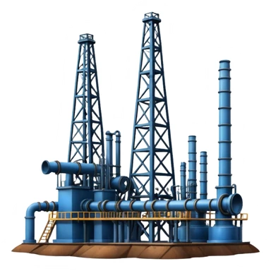 Oil and gas drilling site sticker