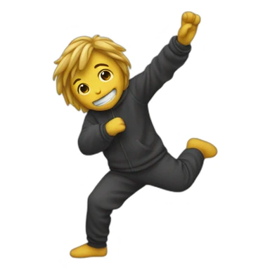 humain fesant dab sticker