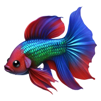 Betta fish sticker