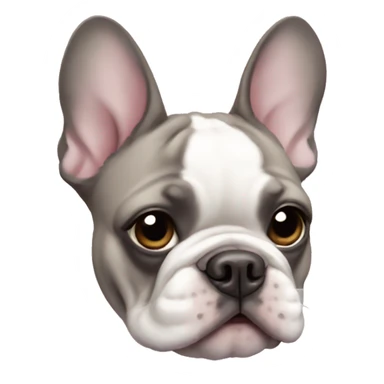 Lilac sable French bulldog sticker