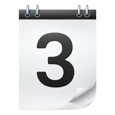 NUMERO EM UMA PAPEL COM ESCRITO DAY EM CIMA sticker