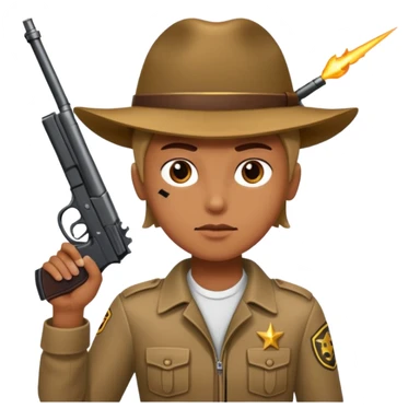 Gun pointed at head suicide kill sticker