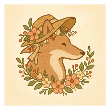 Give the Overwolf logo a cute cottagecore makeover sticker