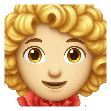 red carnation flower emoji ios sticker