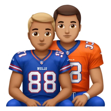 Denver bronco sitting on buffalo bill sticker