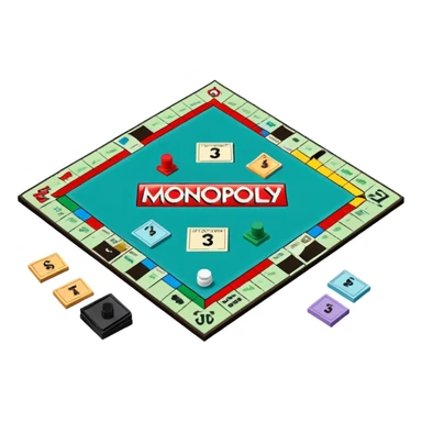 isometric monopoly sticker