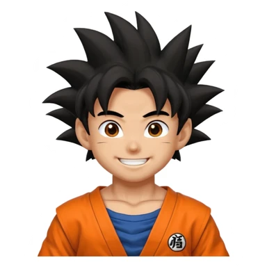 Goku imoji sticker