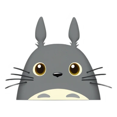 Totoro the main character of the movie of the Studio Ghibli “My Neighbor Totoro” sticker