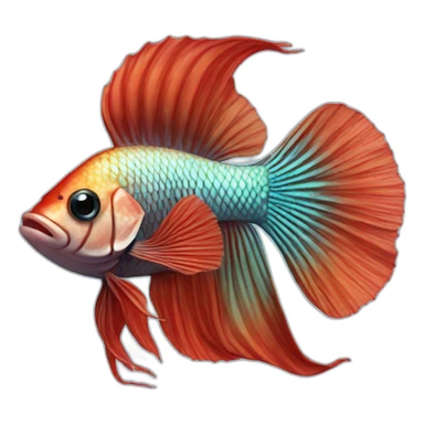 betta fish sticker