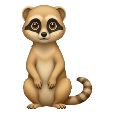 a suricate sitanding up sticker