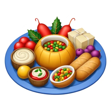 romanian christmas food sticker