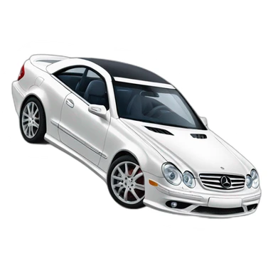 Mercedes clk v12  sticker