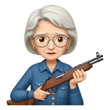 granny loading sticker