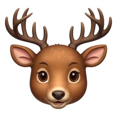 Deer face 🦌 sticker