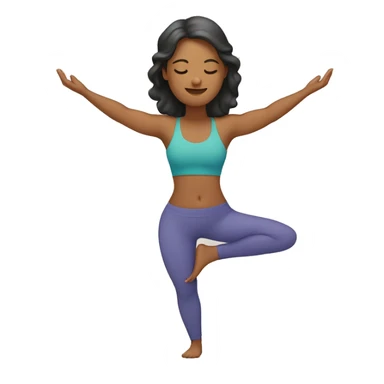 Mujer haciendo yoga  sticker