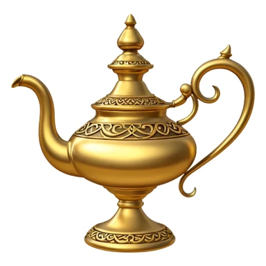 Aladdin's lamp sticker
