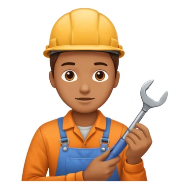 person Repairing a tool sticker