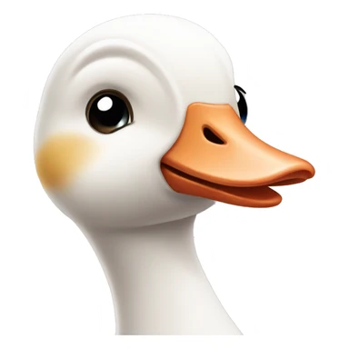 Cute little goose  sticker