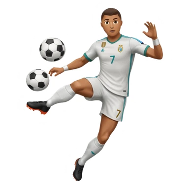 Ronaldo scoring from a free kick 
 sticker