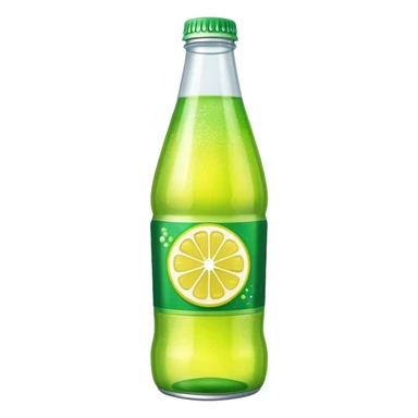 A bottle of sprite lemon lime soda sticker