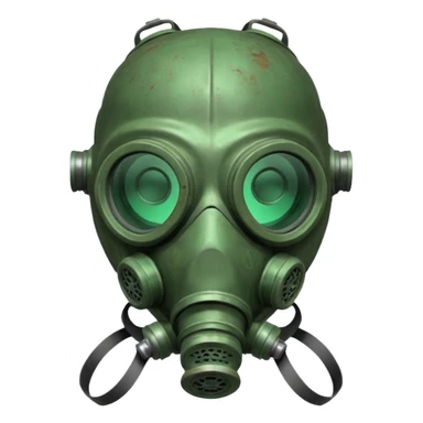gas mask toxic sticker