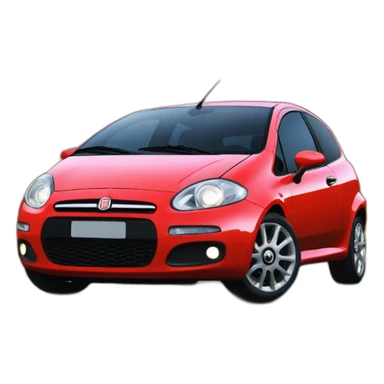 fiat punto like in the cars movie sticker