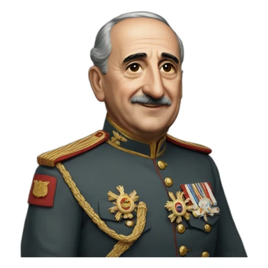 Francisco Franco sticker