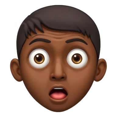 shocked indian man sticker