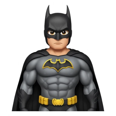 Batman in a Batman costume sticker