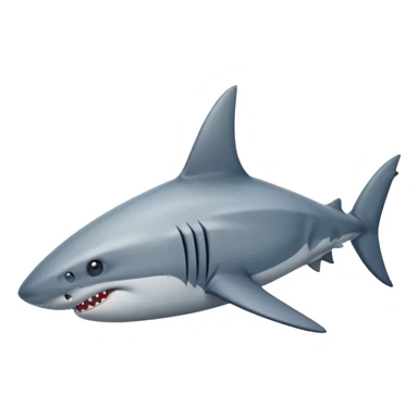 A shark fin out of water sticker