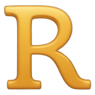 letter r sticker