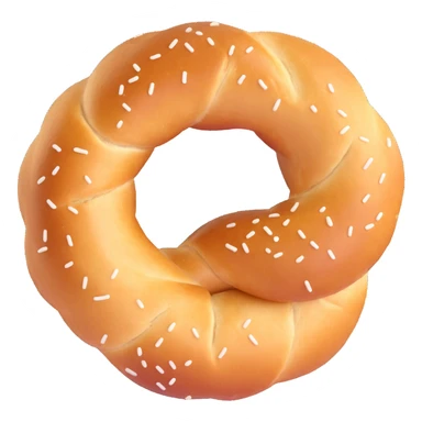 simit Turkish sesame bread ring sticker