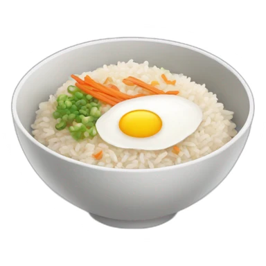 Korean American rice bowl sticker
