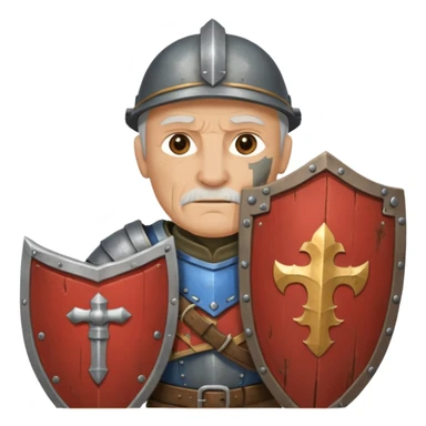 Kalkan Taşıyan eski asker sticker