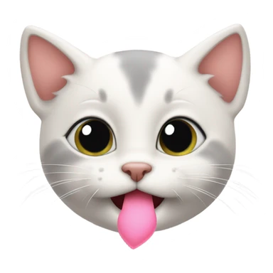 Kitty blowing kisses sticker