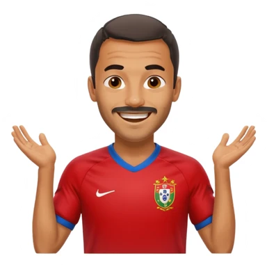 Nuno Mendes, Portuguese footballer, celebrating sticker