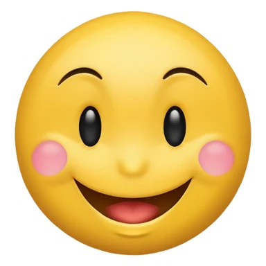 Smiley face emoji teasing sticker