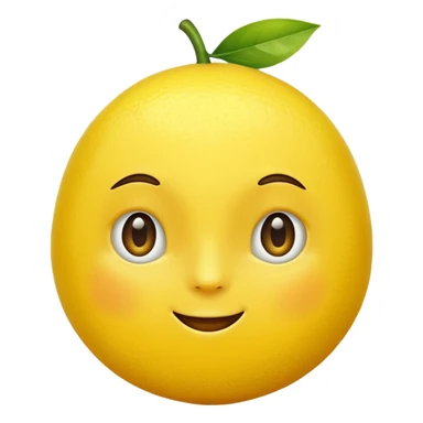 mirror this same emoji of🍋 sticker