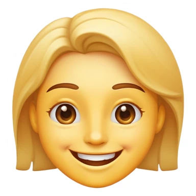 happy smiling face with big smile and joy sticker