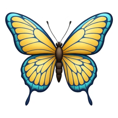 butterfly net sticker