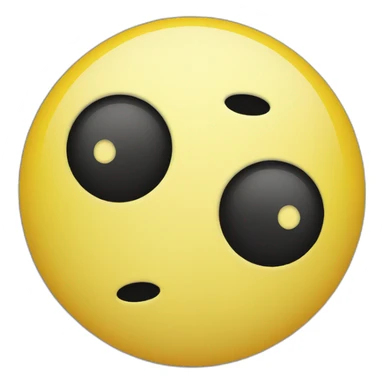 Classic yellow emoji sad-happy yin yang sticker