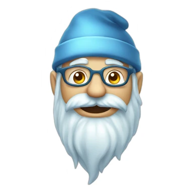 cool Father Frost Rock sign sticker