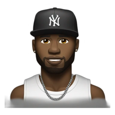 rapper 50 CENT sticker