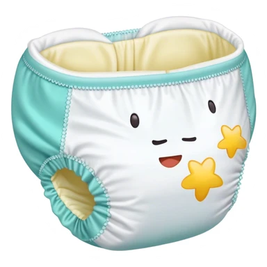 Pampers diaper sticker