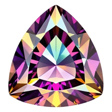 A mystic fire topaz natural cut sticker