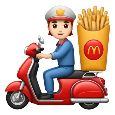 
Free fast food Delivery sticker
